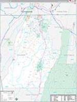 Walker, Ga Carrier Route Wall Map