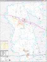 Waller, Tx Carrier Route Wall Map