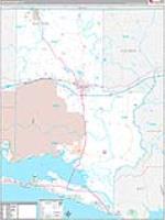Walton, Fl Wall Map Zip Code