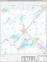 Walworth, Wi Carrier Route Wall Map