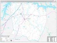 Warren, Nc Carrier Route Wall Map