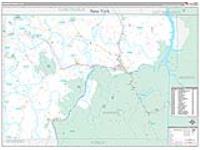 Warren, Pa Carrier Route Wall Map