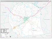 Warren, Tn Carrier Route Wall Map