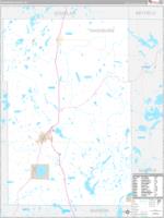 Washburn, Wi Carrier Route Wall Map