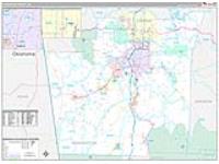 Washington, Ar Carrier Route Wall Map