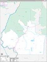 Washington, Id Carrier Route Wall Map
