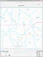 Washington, Ks Wall Map Zip Code
