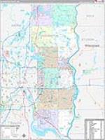 Washington, Mn Wall Map Zip Code