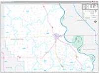 Washington, Ne Wall Map Zip Code