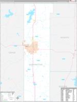 Washington, Ok Carrier Route Wall Map
