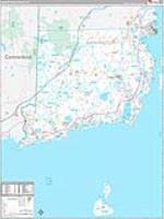 Washington, Ri Wall Map Zip Code