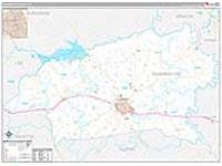 Washington, Tx Carrier Route Wall Map