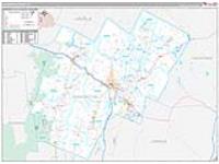 Washington, Vt Carrier Route Wall Map