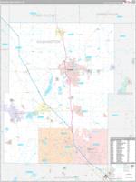 Washington, Wi Carrier Route Wall Map