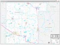 Waupaca, Wi Carrier Route Wall Map