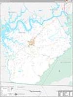 Wayne, Ky Carrier Route Wall Map