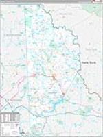 Wayne, Pa Carrier Route Wall Map