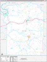 Wayne, Tn Carrier Route Wall Map