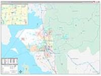 Weber, Ut Carrier Route Wall Map