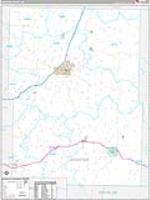 Webster, Mo Carrier Route Wall Map