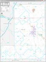 Wells, In Carrier Route Wall Map