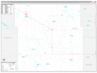 Wells, Nd Wall Map