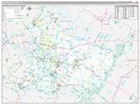 Westmoreland, Pa Carrier Route Wall Map