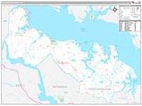 Westmoreland, Va Carrier Route Wall Map