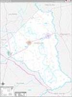 Wheeler, Ga Carrier Route Wall Map