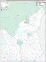 White, Ga Carrier Route Wall Map