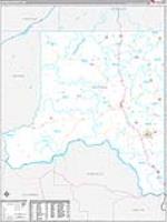 Whitman, Wa Carrier Route Wall Map