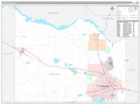 Wichita, Tx Carrier Route Wall Map