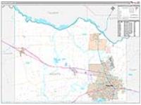 Wichita, Tx Carrier Route Wall Map