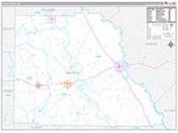 Wilcox, Ga Carrier Route Wall Map
