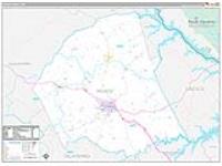 Wilkes, Ga Carrier Route Wall Map