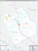 Wilkinson, Ga Carrier Route Wall Map