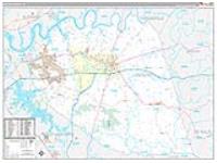 Wilson, Tn Carrier Route Wall Map