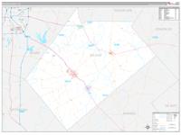 Wilson, Tx Carrier Route Wall Map