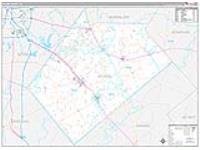 Wilson, Tx Carrier Route Wall Map