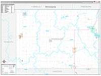 Winnebago, Ia Carrier Route Wall Map