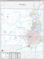 Winnebago, Il Carrier Route Wall Map