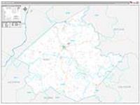 Wirt, Wv Carrier Route Wall Map