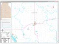 Woodson, Ks Carrier Route Wall Map