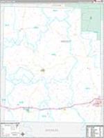 Wright, Mo Carrier Route Wall Map