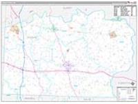 Yadkin, Nc Carrier Route Wall Map