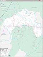 Yancey, Nc Carrier Route Wall Map