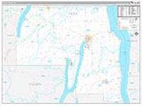Yates, Ny Carrier Route Wall Map