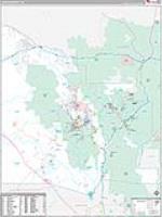 Yavapai, Az Carrier Route Wall Map
