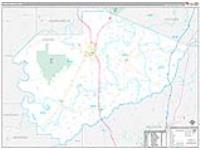 Yazoo, Ms Carrier Route Wall Map