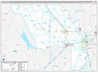 Yolo, Ca Carrier Route Wall Map